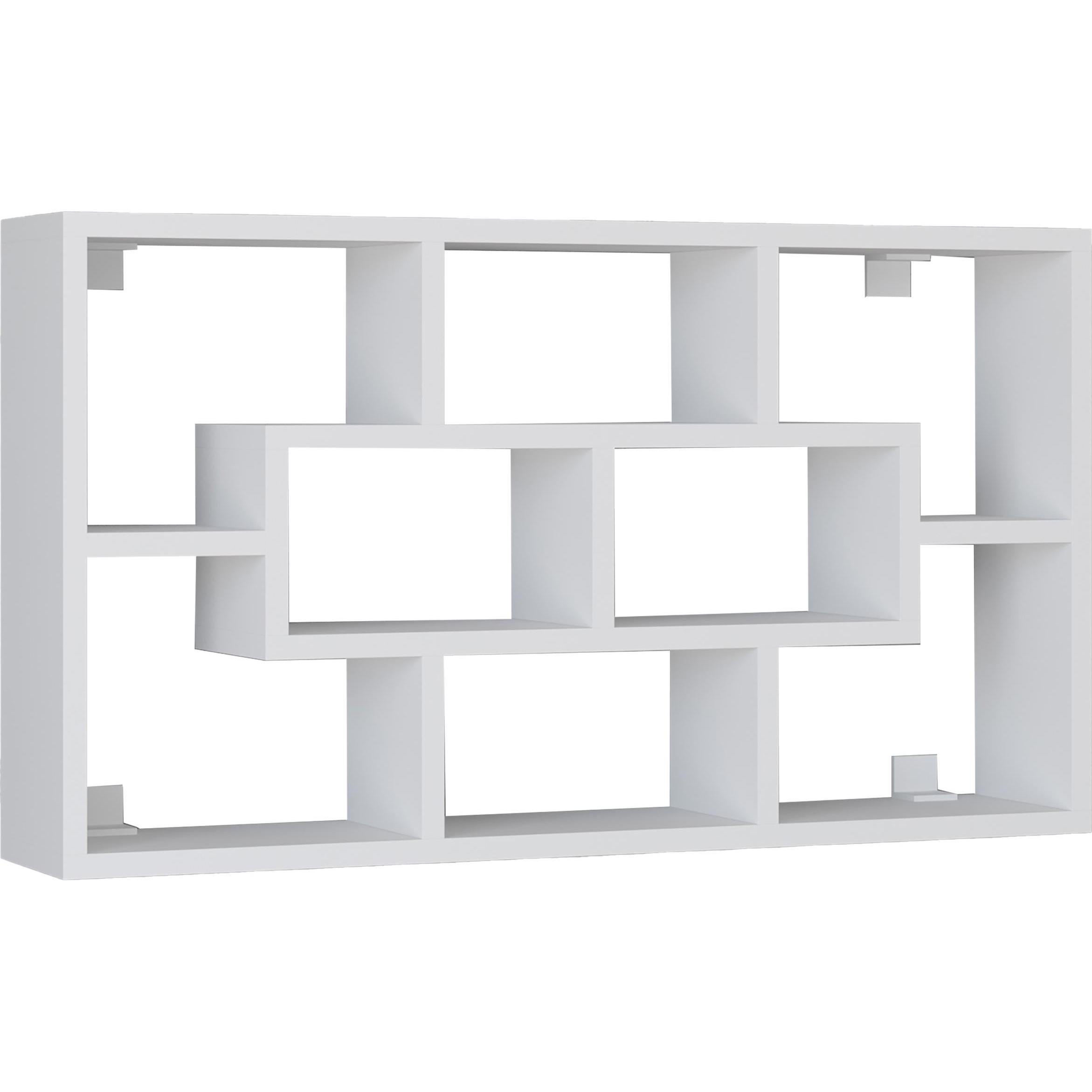 VCM, Regal, Holz Wandregal Hängeregal Regal Bücherregal Wandboard Deko Board Opila (85 x 16 cm)