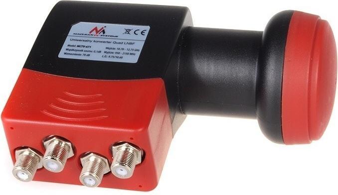 Actual product image Maclean MCTV-671 MCTV-671 High Gain Quad 4-Way LNB High Gain (Quad LNB)