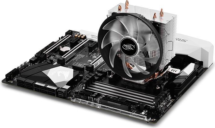Produktbild Deepcool GAMMAXX 300 R Prozessor Kühler, Kupfer, Edelstahl, Durchscheinend (e)