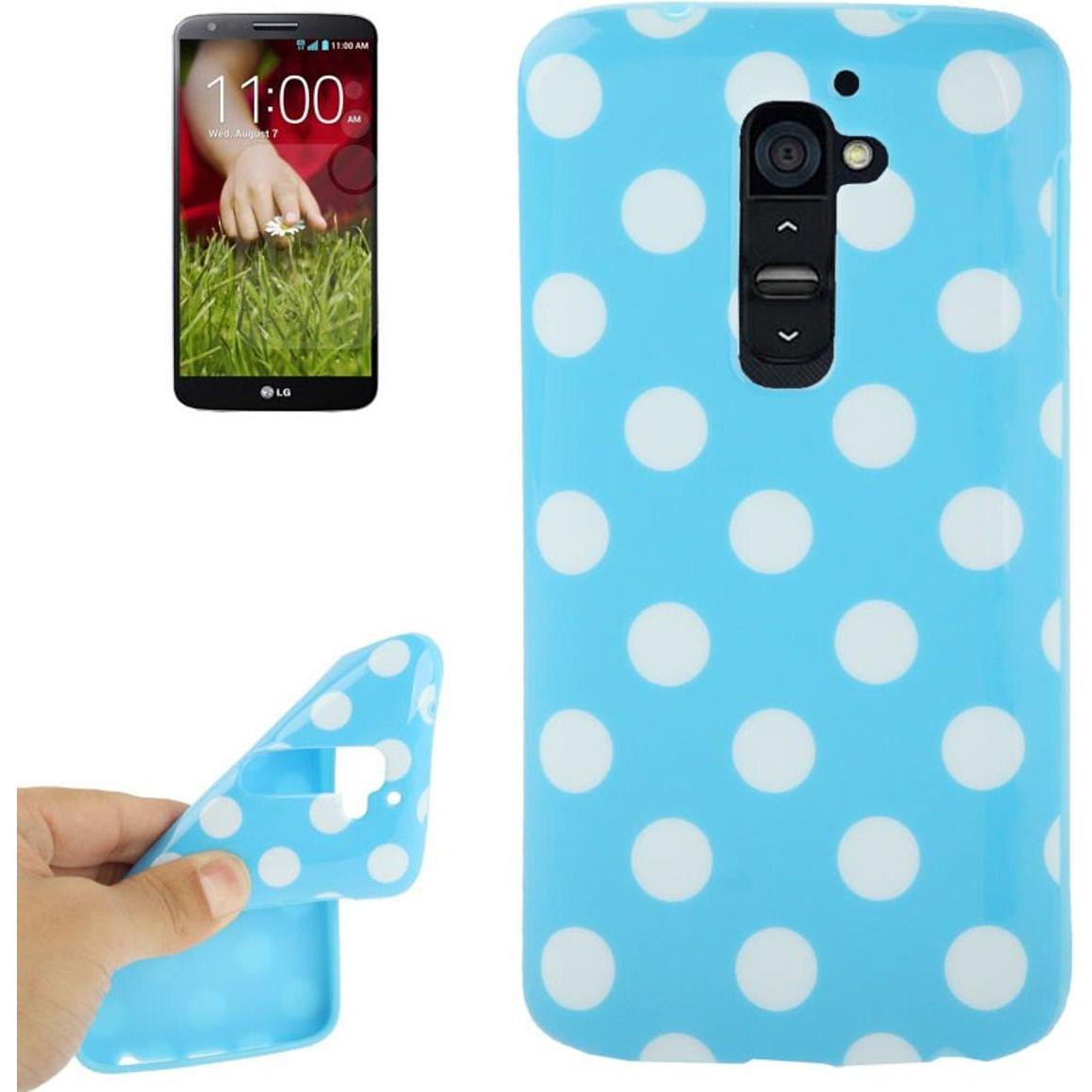 König Design Handyhülle TPU Hülle für LG Optimus G2 / D801 (Optimus G2), Smartphone Hülle, Blau