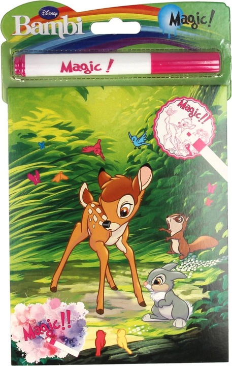 Actual product image Walt Disney Magic Ink Colouring Book Bambi