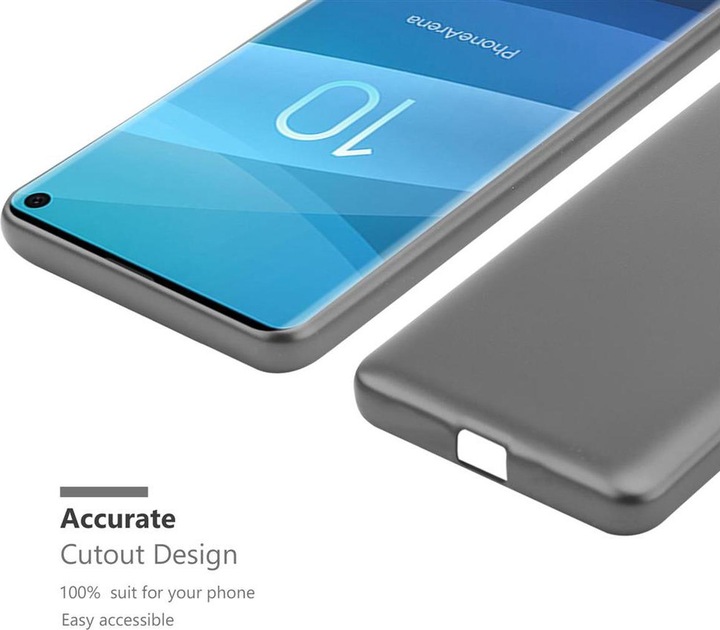 Produktbild Cadorabo TPU Matt Metallic Cover (Samsung Galaxy S10)
