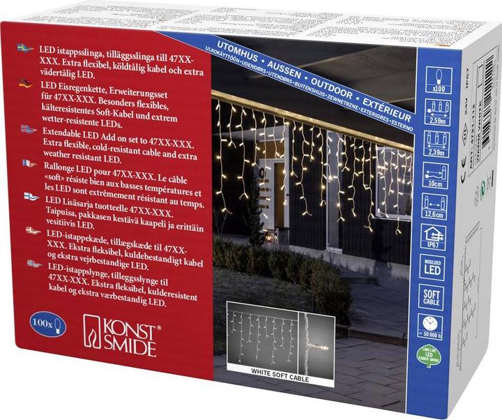 Image du produit Konstsmide Rideau lumineux à LED (2.59 m)