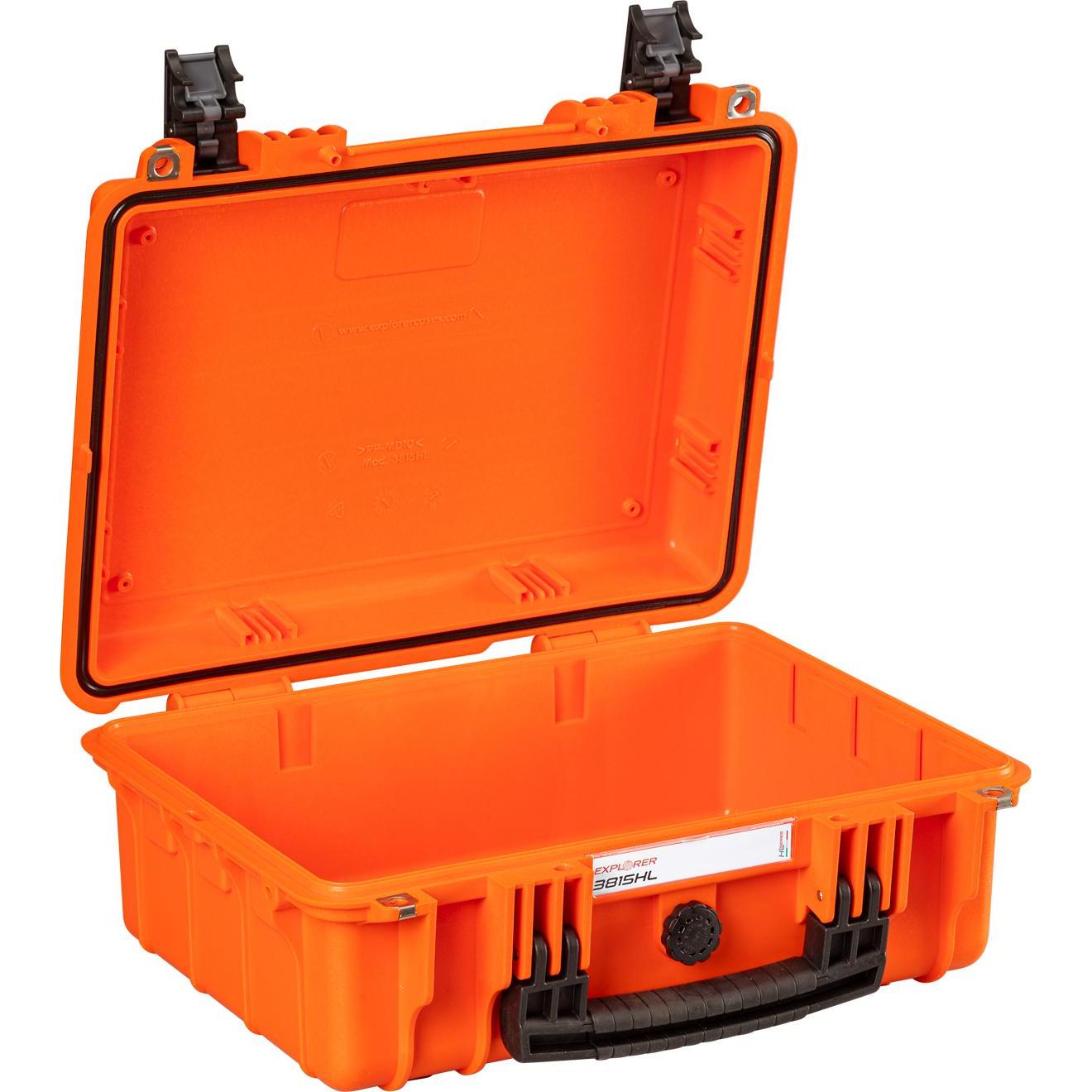 Thumbnail - Explorer Cases Outdoor Koffer 3815HL.O E orange empty (B x H x T) 38 x 27 x 16 (Kamera Zubehörtasche, 15.90 l), Kamerata...