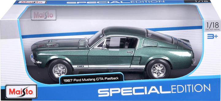 Produktbild Maisto Ford Mustang 1967 1/18 dunkelgrün
