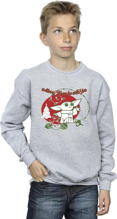 Image du produit Star Wars - Sweat BABY YODA FORCE BE WITH YOU - Garçon (128)