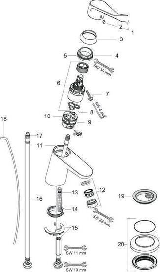 Produktbild hansgrohe Focus Chrom