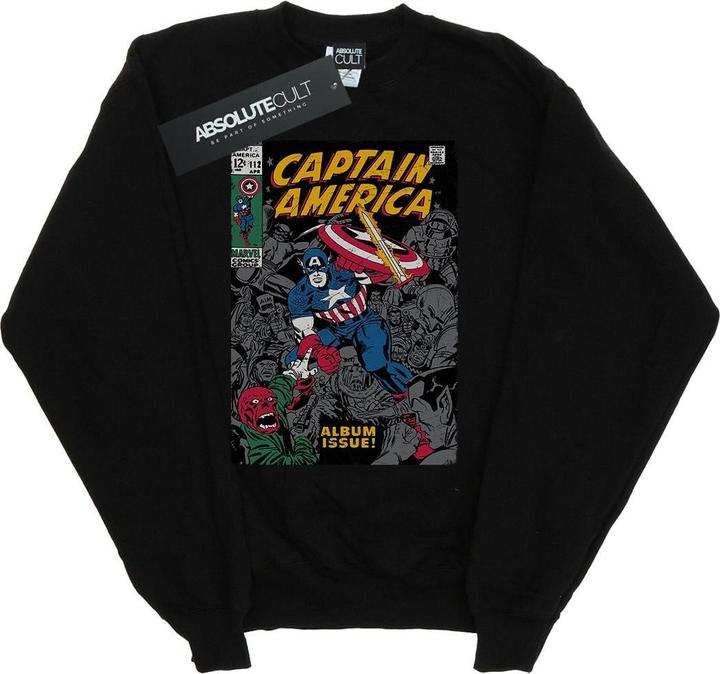Produktbild Captain America Album Issue Cover Sweatshirt Jungen (128)