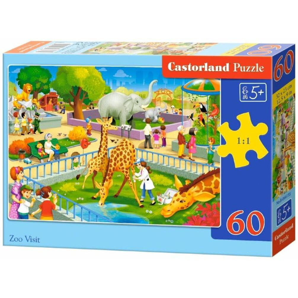 Castorland Zoo Visit, Puzzle 60 Teile (60 Teile)