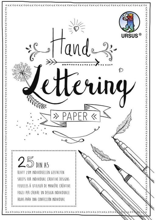 Ursus Handlettering (A5, Blanko)