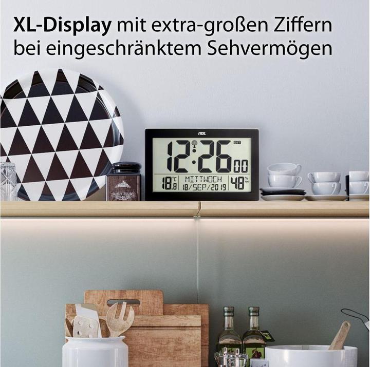 Produktbild ADE Funk-Wanduhr