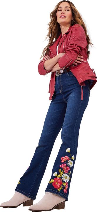 Joe Browns Floral Embroidered Bootcut Jeans (42)