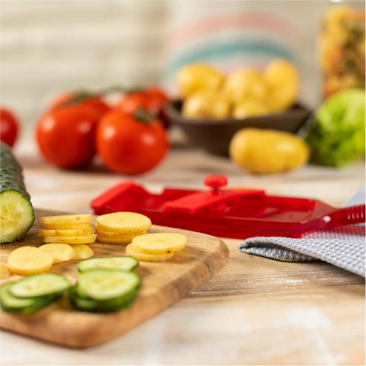 Actual product image Kuhn Rikon Mandolin adjustable red