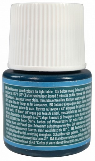 Immagine prodotto Pebeo Setacolor Tessuti Chiari (Blu turchese, 45 ml)