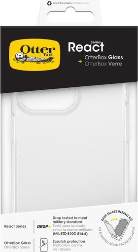 Actual product image OtterBox React + Glass Bundle - Kit (Apple iPhone 15 Pro Max)