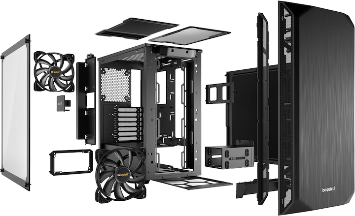 Actual product image be quiet! Pure Base 500 (ATX, mATX, Mini-ITX)