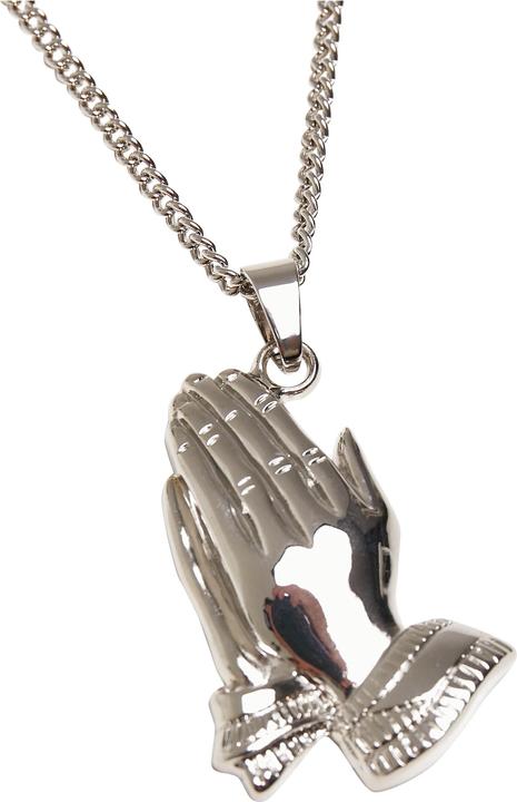 Produktbild Urban Classics Pray Hands Necklace (Array, Oberstoff 1: 60% Zink Legierung 40% Eisen)