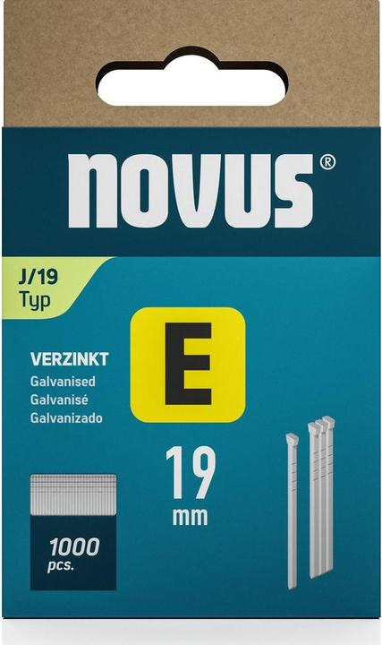 Image du produit Novus Clous E / J 19mm 1000 pcs.