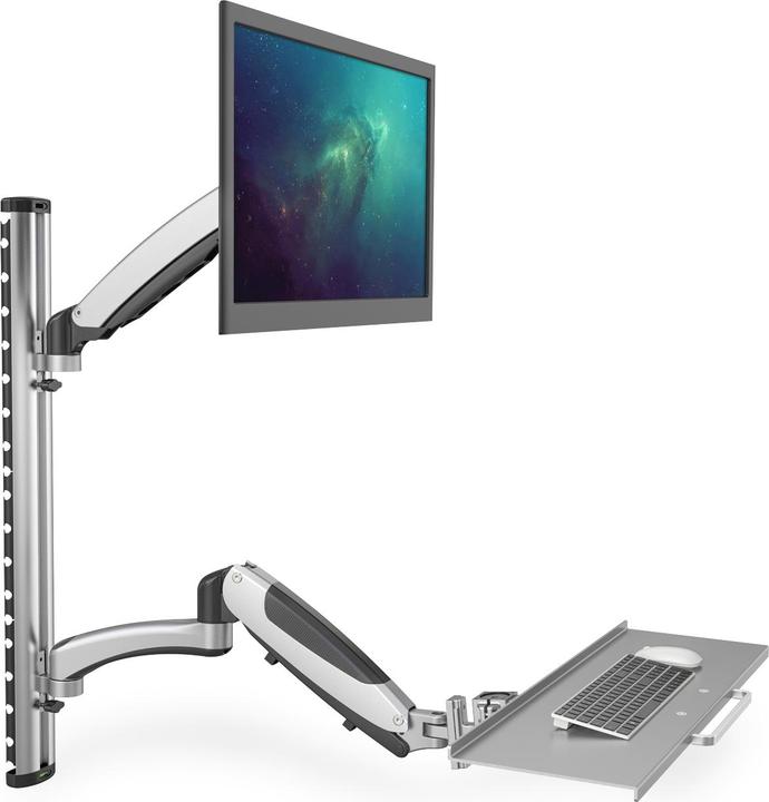 Image du produit Digitus Station de travail flexible, murale dm. (Mur, 27", 8 kg)