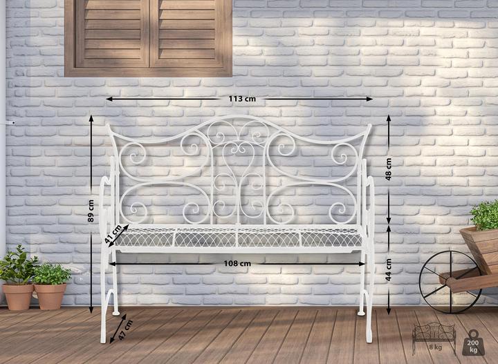 Produktbild CLP 2-Sitzer Eisenbank Tara