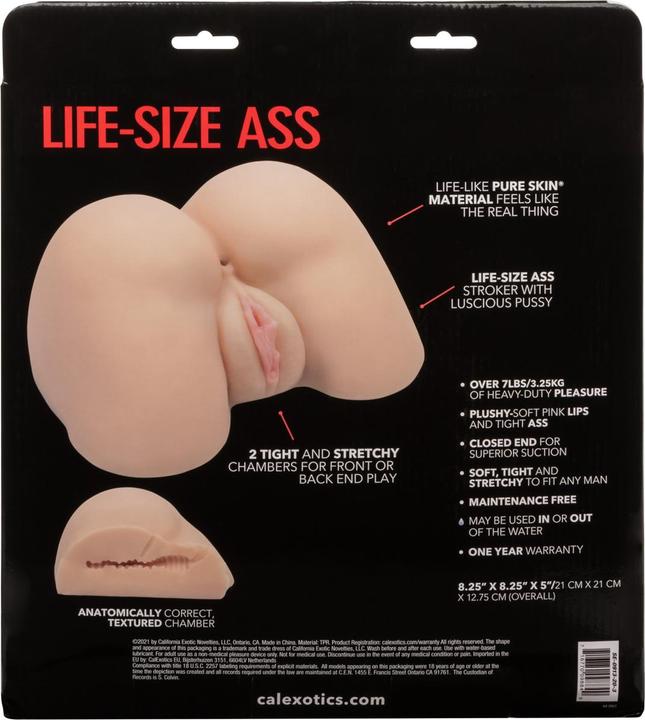 Image du produit CalExotics Stroke It™ Life-size Ass - Ivory