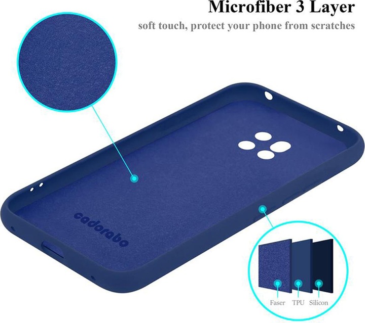 Actual product image Cadorabo TPU Liquid Silicone Case Cover (Mate 20 Pro)