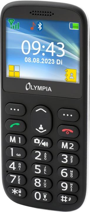 Productafbeelding Olympia Mobiele telefoon ZON SCHWARTZ (2.31", 0.30 Mpx, 2G)