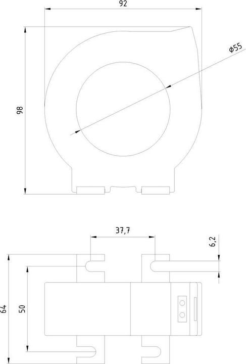 Produktbild Siemens Current Transformer, 55mm, 40A
