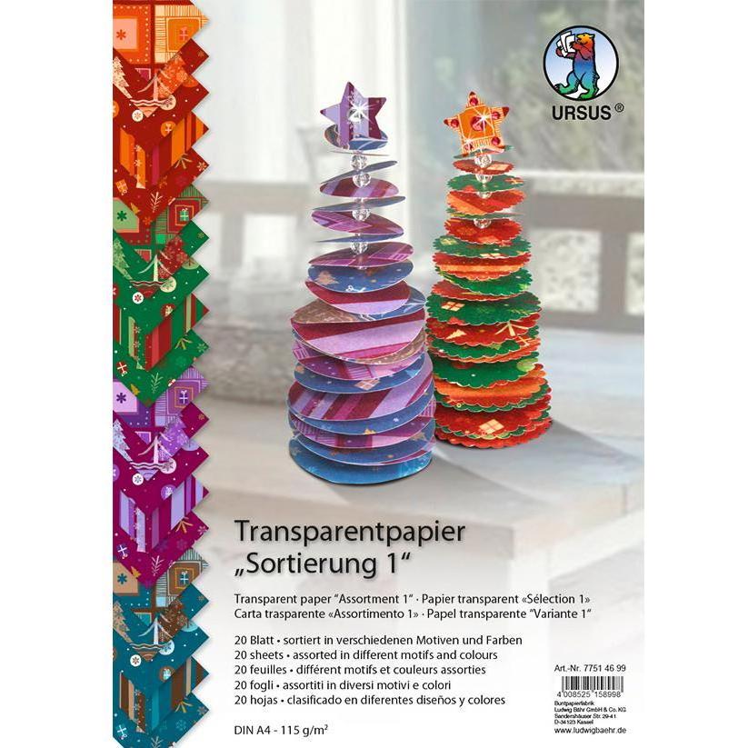 Thumbnail - Ursus Transparentpapier Sortierung 1