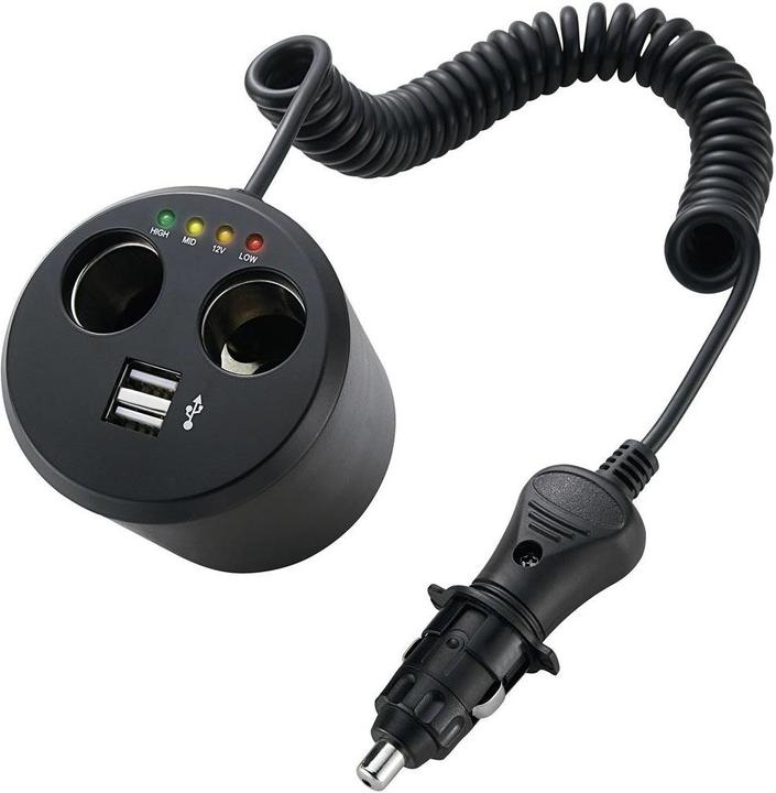 Produktbild Conrad Components 2fach Verteiler USB für Getränkehalter