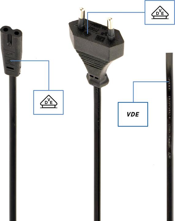 Immagine prodotto Gembird PC-184-VDE Cavo di alimentazione (1.80 m)