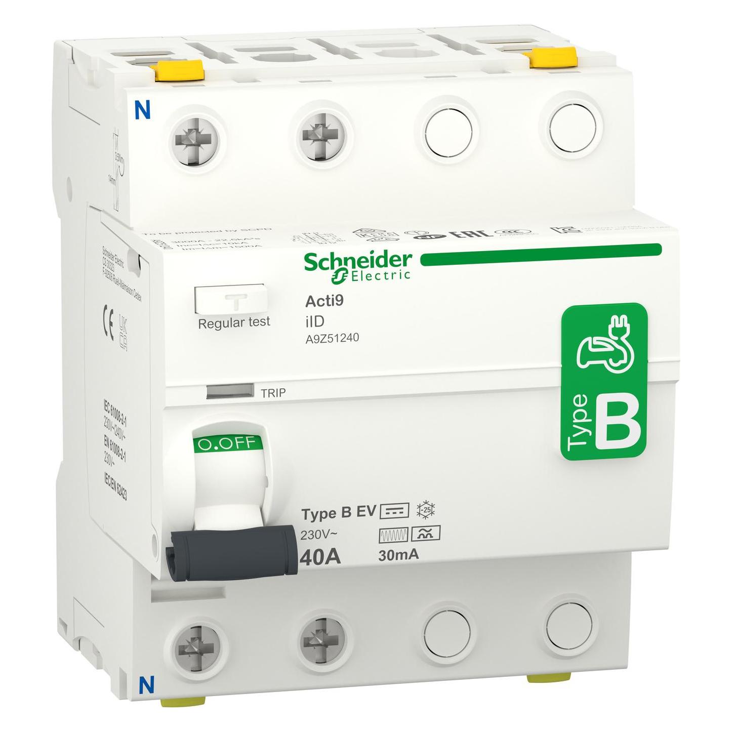 Schneider Electric, FI stroomonderbreker, ELECT A9Z51240
