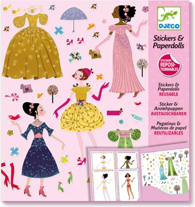 Djeco Sticker & Puppen Dresses
