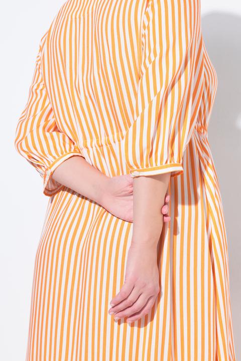 Produktbild Ulla Popken Hemdblusenkleid, Streifen, Hemdkragen, 3/4-Arm (50, 52)