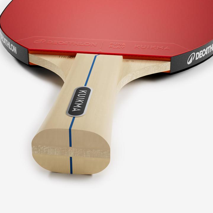 Actual product image Kuikma Set mit zwei vielseitigen Freizeit-Tischtennisschlägern TTR 50 2* und Bälle