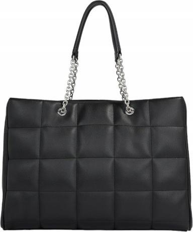 Actual product image Calvin Klein Ladies' shopper handbag with square quilt chain