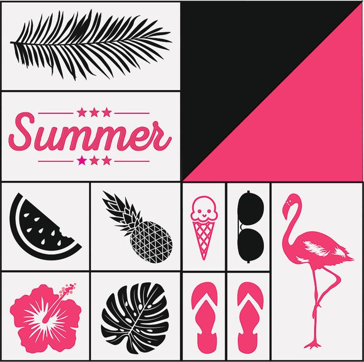 Produktbild Folia Stempelset Summer