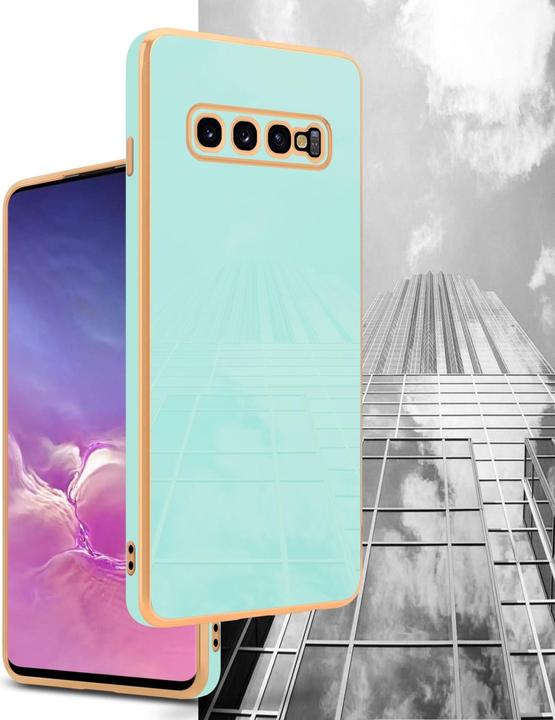 Produktbild Cadorabo Hülle für Samsung Galaxy S10 PLUS im TPU mit Kameraschutz LM130 Style (Samsung Galaxy S10+)