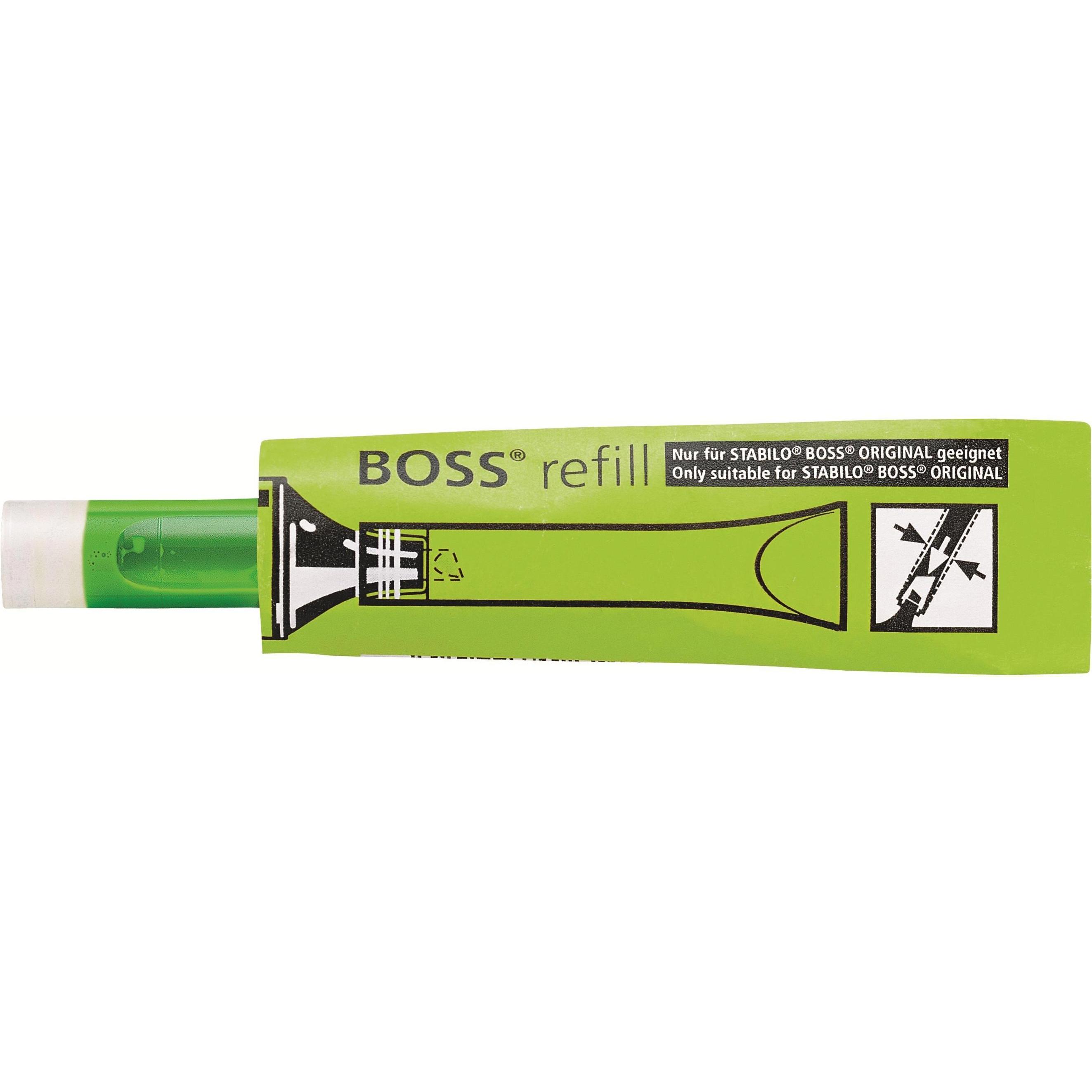 STABILO, Marker, BOSS ORIGINAL Refill (Neongrün, 5 mm, 1 x)