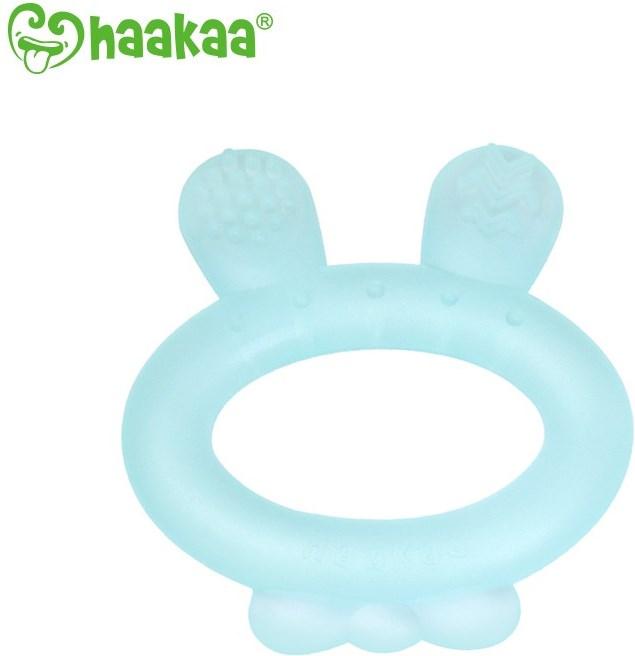 Produktbild Haakaa Beissring Hasenohr - Blau