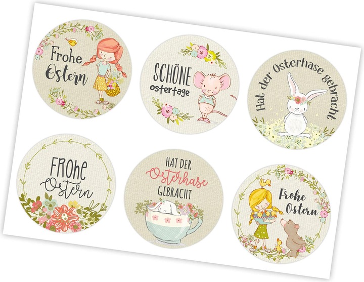 Produktbild Papierdrachen XXL Ostertüten Henkel 7- braun - packpapier (Geschenktüte, 6 x)