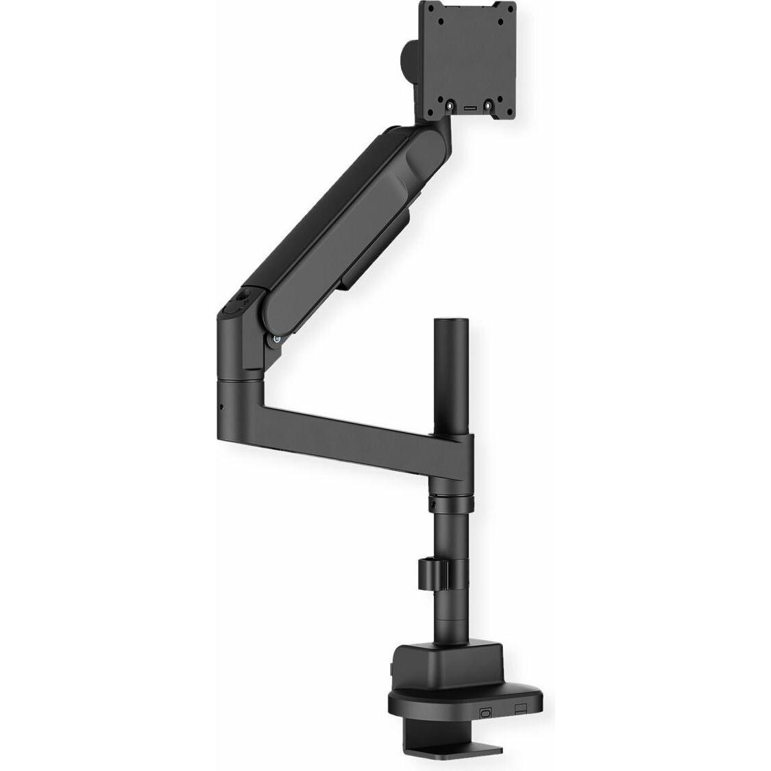 Roline Schwerlast-LCD-Arm, Stange (Tavolo, 57", 27 kg), Supporto per monitor, Nero