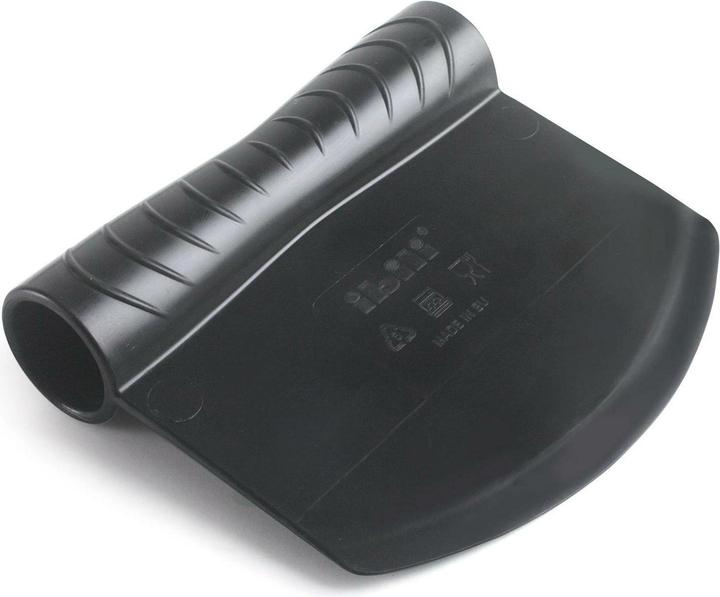 Ibili Teigschaber schwarz gewölbt Kunststoff 11,5 cm Ideal zum Schneiden von Teig