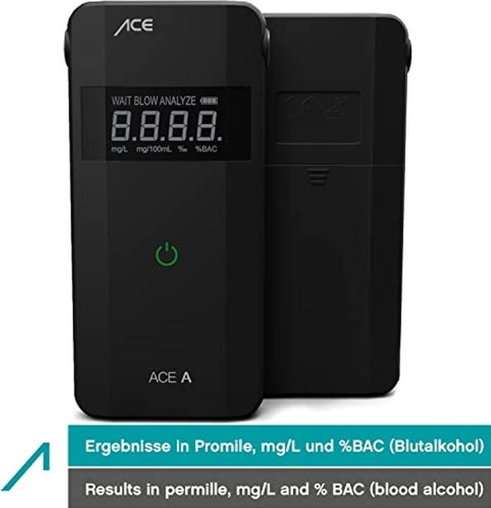 Actual product image Ace A Breathalyser