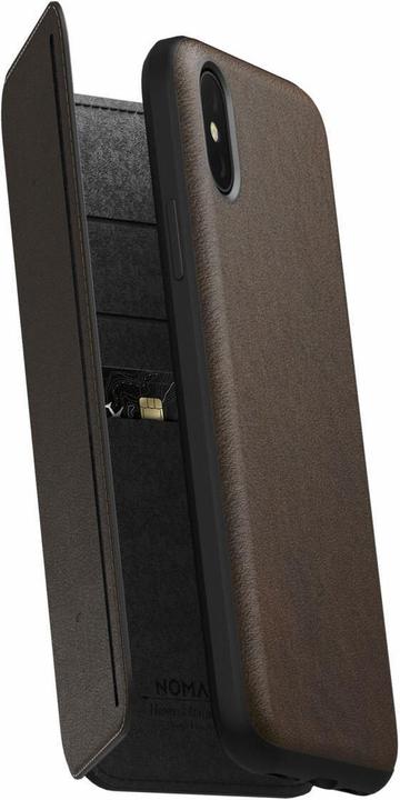 Image du produit Nomad Tri-Folio Cuir Rustico Marron (Apple iPhone X)