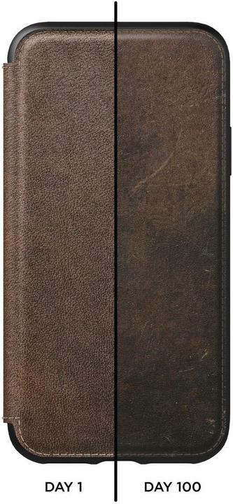 Image du produit Nomad Tri-Folio Cuir Rustico Marron (Apple iPhone X)