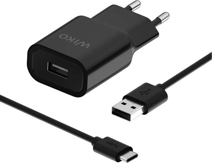 Wiko Pack Chargeur + Câble USB-C Noir