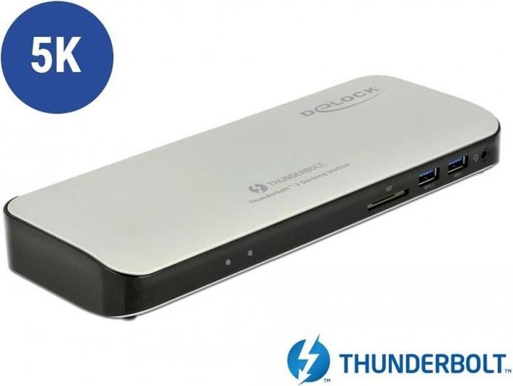 Produktbild Delock Thunderbolt 3 Dockingstation 5K (Thunderbolt, 1 Ports)