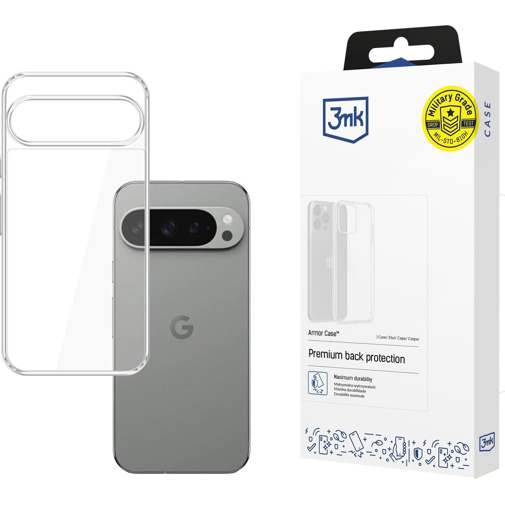 3Mk Trasparente Armor Case Für Google Pixel 10 / 10 Pro - Transparent (Google Pixel 10, Google Pixel 10 Pro), Cover Smartphone,
