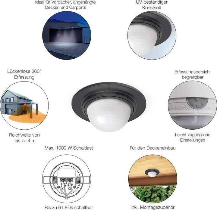 Actual product image Steinel Infrared sensor IS 360-1 EN (8 m)